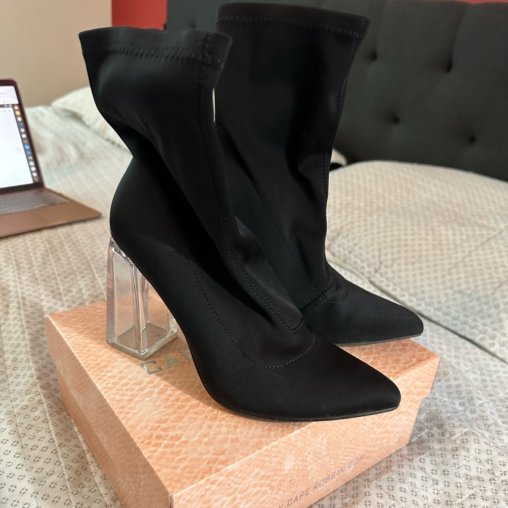 Fabric black boots⚡️